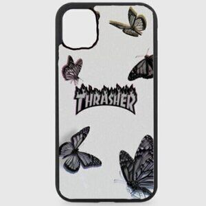 Thrasher Gray Butterfly Phone Case